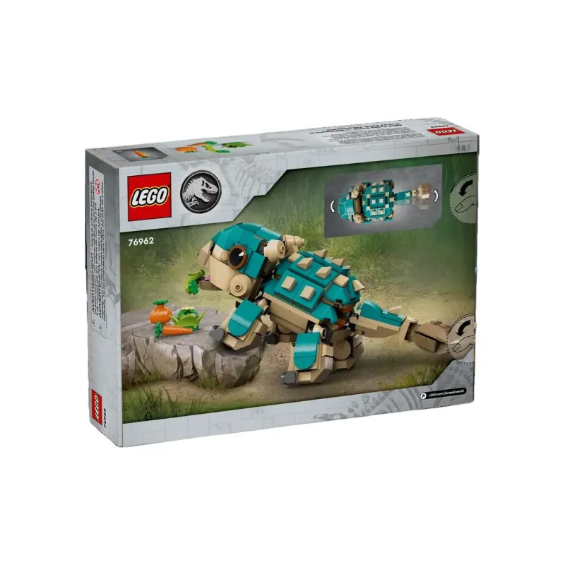 LEGO Ankylosaurus Drum Building Blocks 358pcs 76962-3