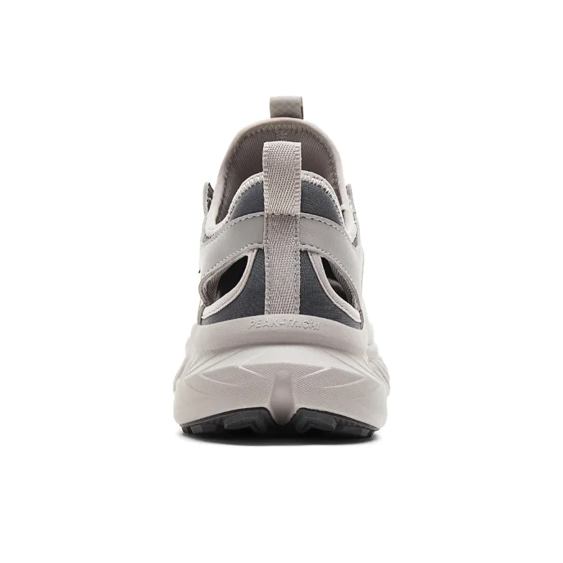PEAK Cushioning Rebound Wear-Resistant Breathable Slip-Resistant Low-Top Running Shoes Men's Giant Stone Gray-4