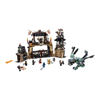 LEGO Phantom Ninja Collection Dragon Tribe Headquarters Building Blocks 1660pcs 70655