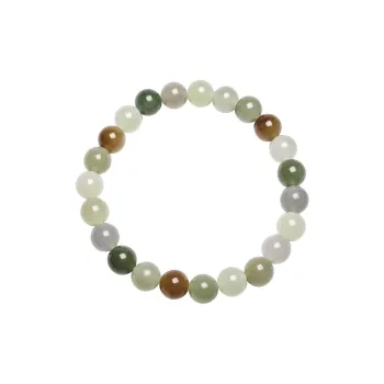 YUYIHUAN Hetian Jade Multi Gem Beaded Bracelet Sugar Jade Unisex
