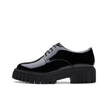 Clarks Page Walk Casual Single Shoes 4.5cm Women's Black