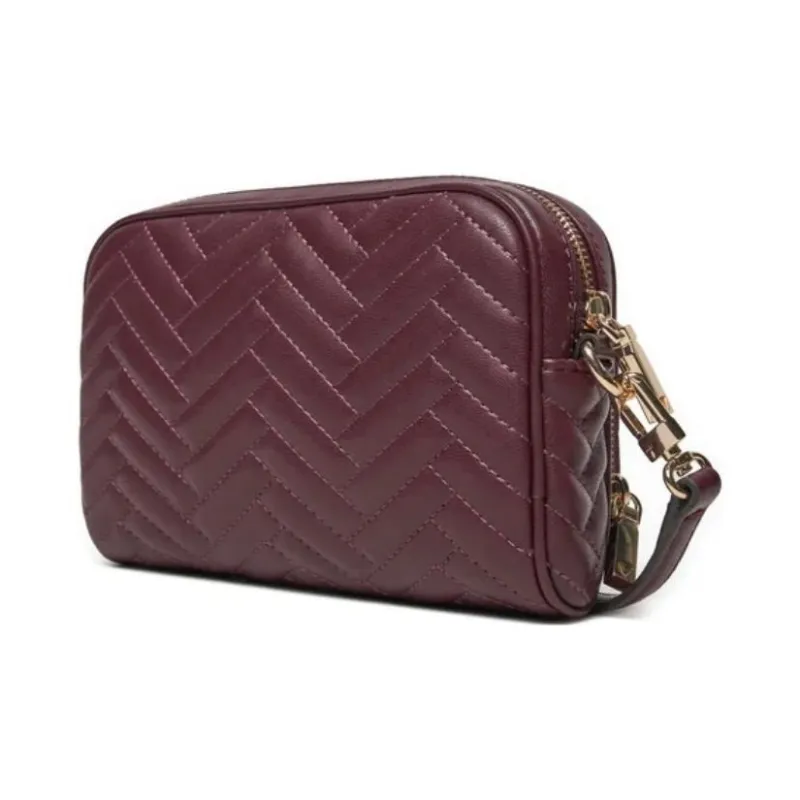 GUESS Faux Leather Shoulder Bag Trumpets Women's Cherry-1