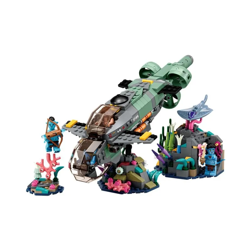 LEGO Avatar Series Avatar 2: Sharp-Nosed Shark Submarine Building Blocks Whole Box 75577-1