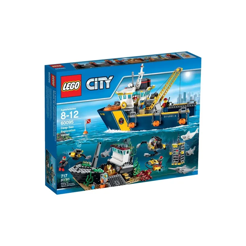 LEGO City Collection Deep Sea Exploration Vessel Building Blocks 601 1000pcs 60095-3