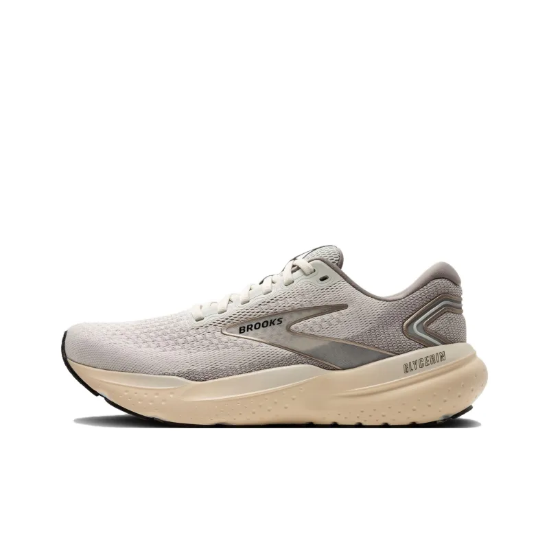 Brooks Glycerin 21 Slip-Resistant Breathable Low-Top Casual Running Shoes Men's Gray-1