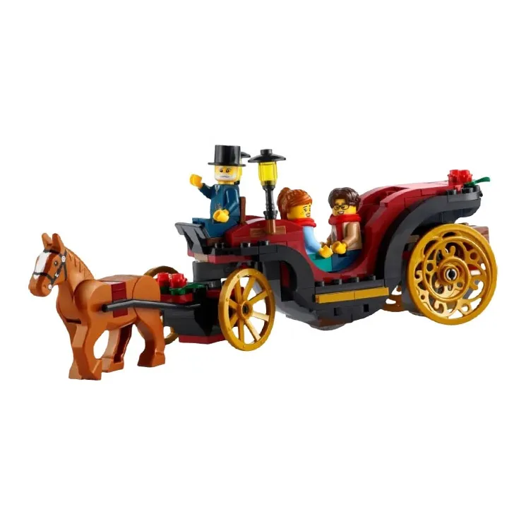 LEGO Winter Carriage Journey Building Blocks 153pcs 3 Pcs Figures 40603-3