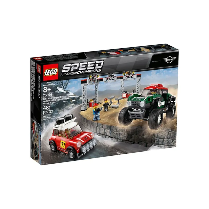 LEGO Super Racing Collection Mini Cooper Trail Running Challenge Building Blocks 75894-3