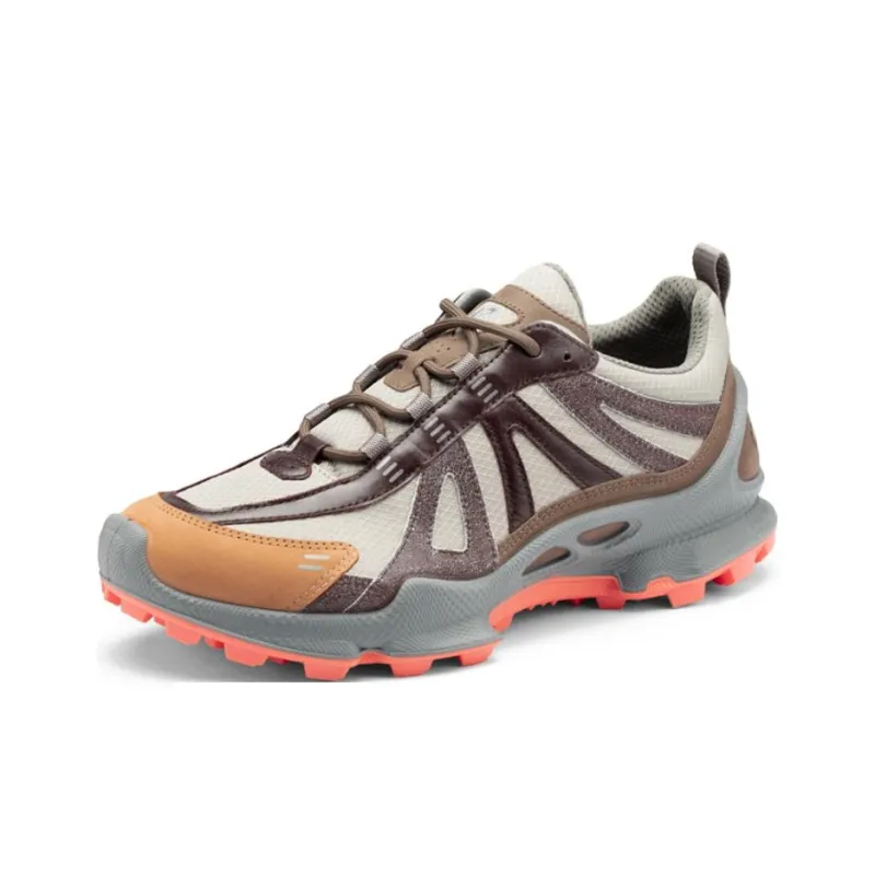 Natacha x Ecco BIOM C-TRAIL Trail Low-Top Trekking Shoes Men's Beige Brown-2