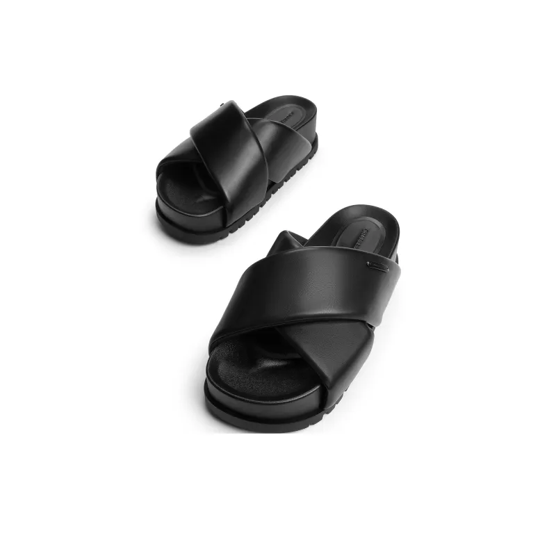 CHARLES&KEITH Composite Sole Slide Slippers 4cm Women's-2