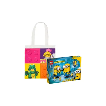 LEGO Minions Collection Playful Minions & Handbag Set Building Blocks 0 300 75551+102894