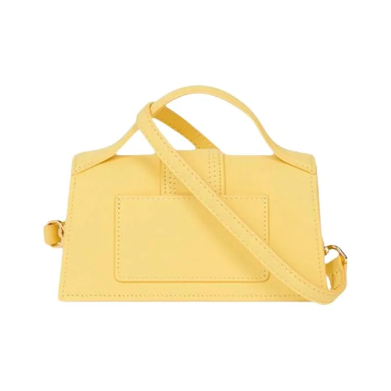 Jacquemus Cow Leather Shoulder Bag Crossbody Bag Handbag Mini Women's Gold-2