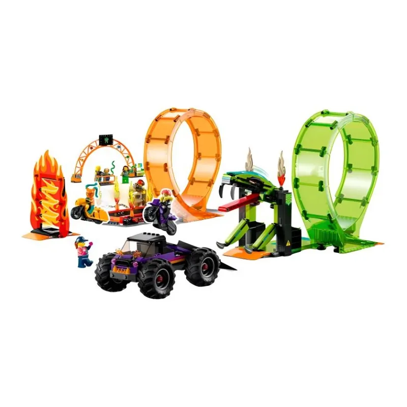 LEGO Double Loop Stunt Arena Building Blocks 60339-1