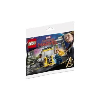 LEGO Superhero Collection Captain Marvel And Nick Fury, Building Kit Building Blocks 32pcs 30453
