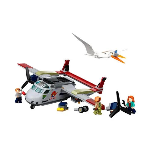 LEGO Jurassic World Collection Velociraptor Plane Ambush Building Blocks 306pcs 76947