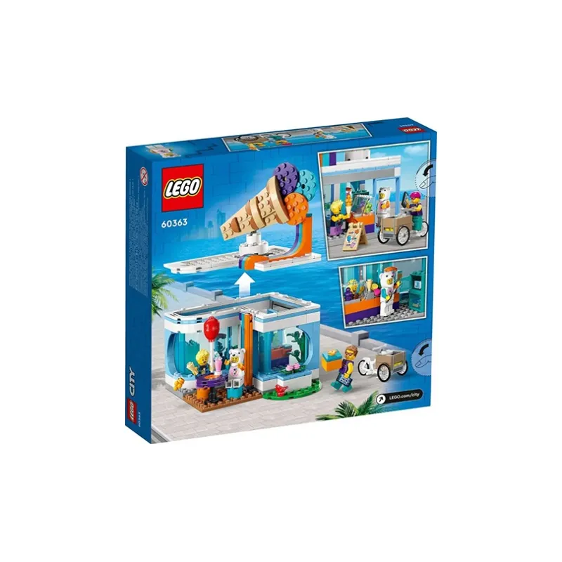 LEGO City Collection Ice Cream Shop Building Blocks 296pcs 60363-2