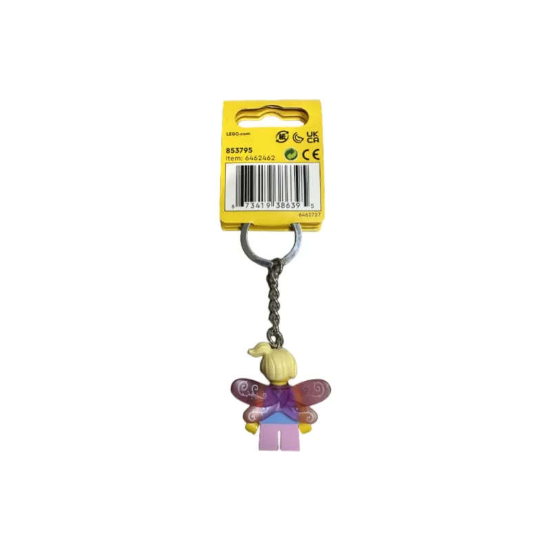 LEGO Butterfly Girl Key Chain Building Blocks 853795-3