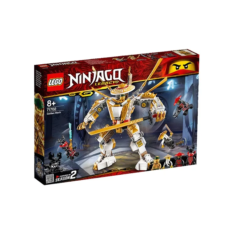 LEGO Phantom Ninja Collection Gold Mecha Building Blocks 301 600pcs 71702-1