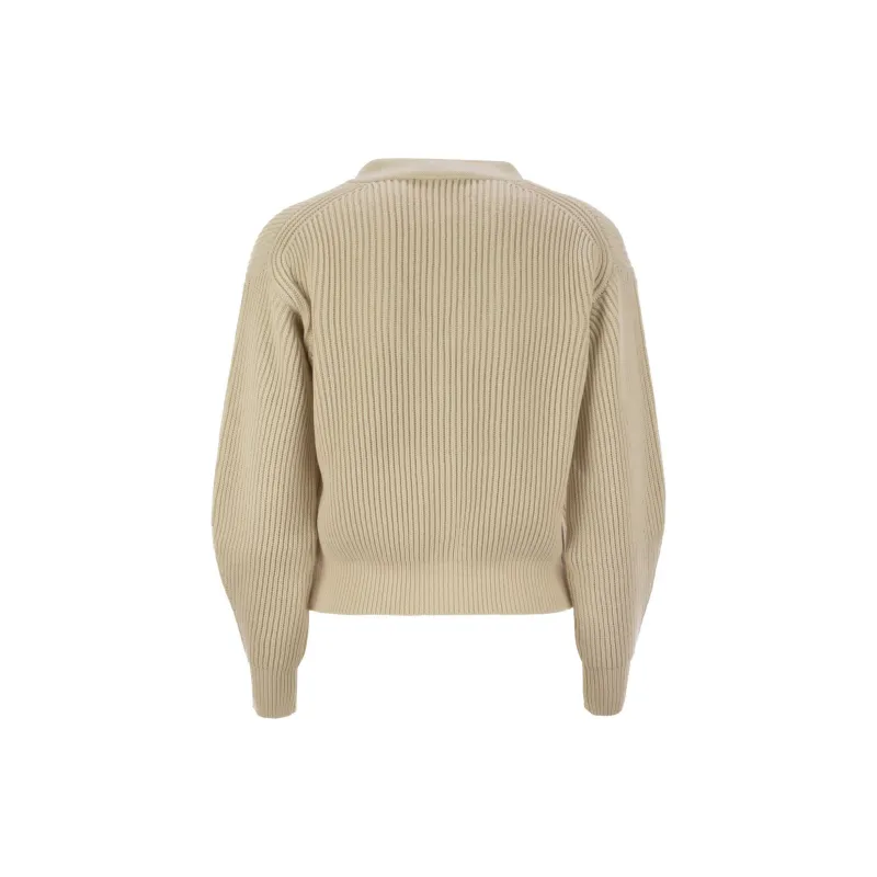 WEEKEND MaxMara Nirvana Ribbed Knit Cardigan-1
