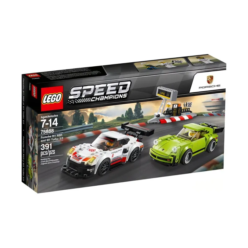 LEGO Super Racing Collection Porsche Porsche 911 RSR And Porsche 911 Turbo 3.0 Building Blocks 75888-3