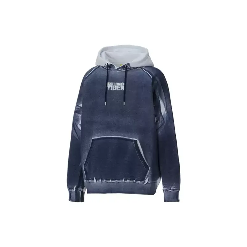 Onitsuka Tiger Sweatshirt Unisex White/Navy Blue-2