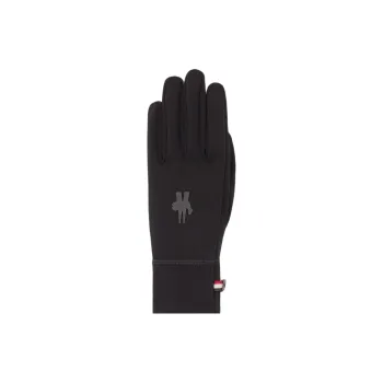Moncler Nylon Knit Gloves Men's Black