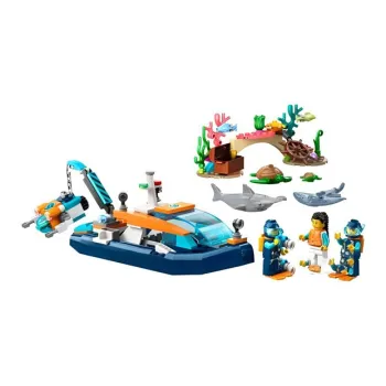 LEGO City Collection Dive Adventure Boat Building Blocks 182pcs 60377