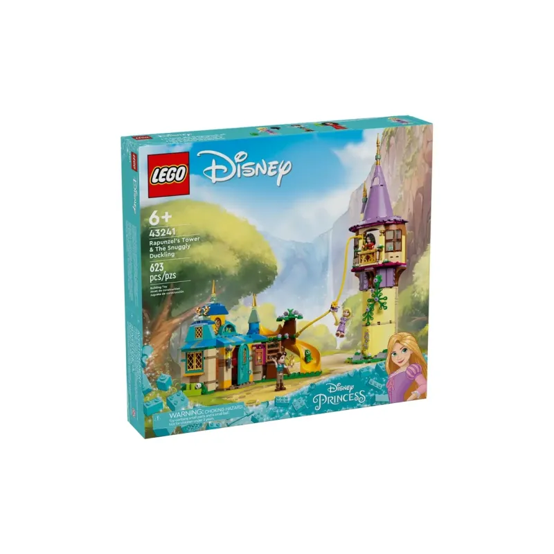LEGO Rapunzel's Tower & The Snuggly Duckling Building Blocks 43241-2