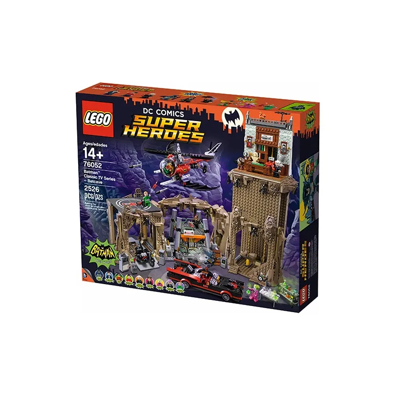 LEGO Super Hero Collection Batman Classic TV Bat Cave Building Blocks 76052-3