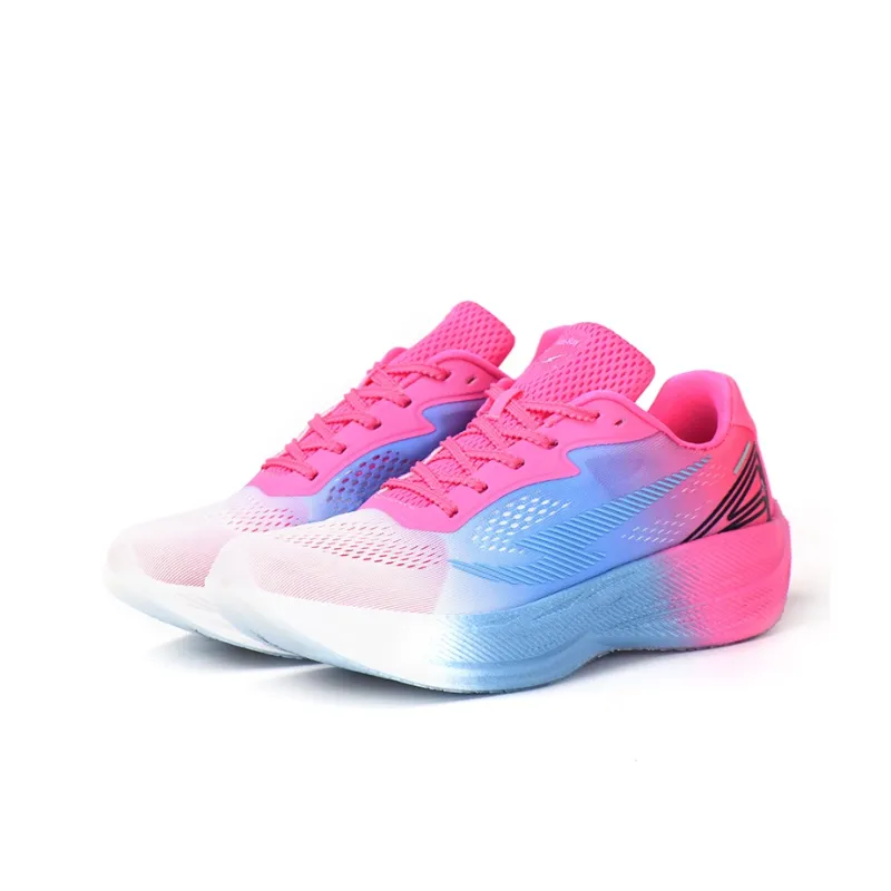 Against the grain Running Shoes Unisex Low Top Cerulean Pink-2