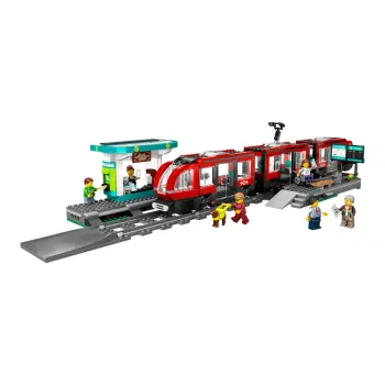 LEGO Downtown Streetcar And Station Building Blocks 60423