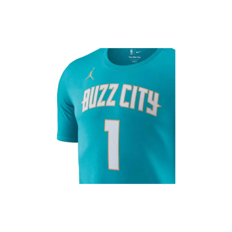Jordan Nba Charlotte Hornets Lamelo Ball N&N Icon T shirt-2