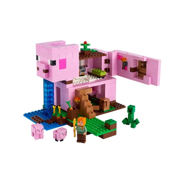 LEGO My World Collection Overworld Piggy House Building Blocks 490 21170-2