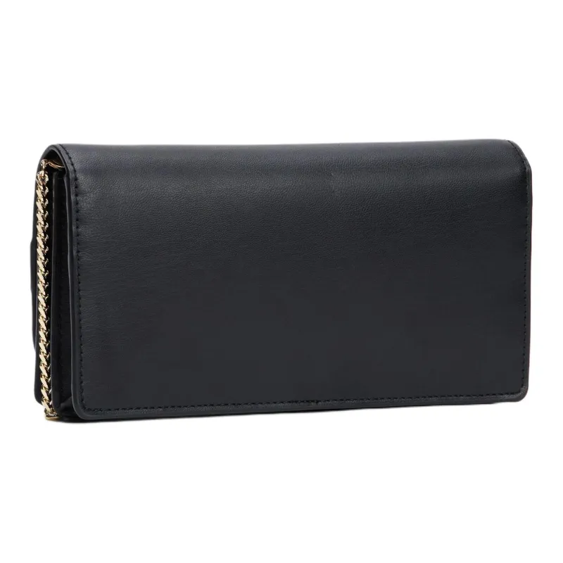 Tommy Hilfiger Heritage Polyurethane Clutch Women's Black-1