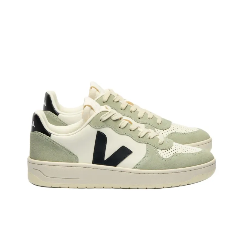 VEJA V 10 Low Top Skateboard Shoes Unisex Green-1