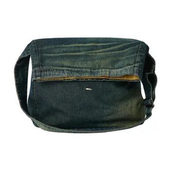 OUR LEGACY Denim Messenger Bag
