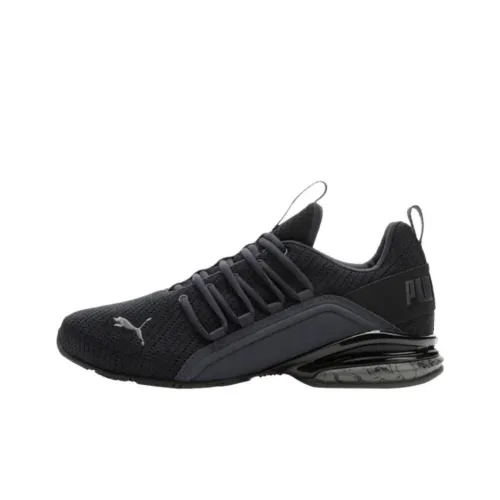 PUMA Axelion Anti Slip Wear Resistant Low Top Running Shoes Men's Dark Blue