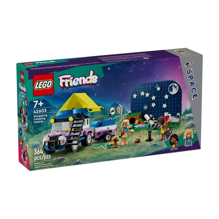 LEGO Good Friend Collection Stargazing Camping Vehicle Building Blocks 364pcs 42603 1-2