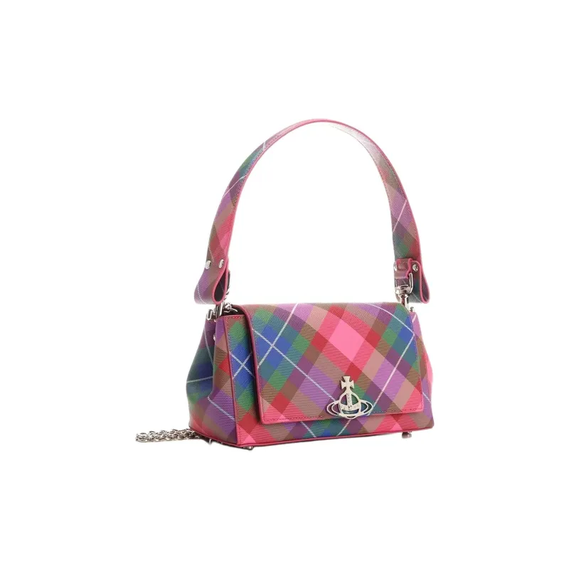 Vivienne Westwood HAZEL Polyurethane Crossbody Bag, Shoulder Bag Medium Size Women's Multicolor-1