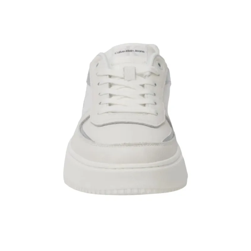 CKJ CALVIN KLEIN JEANS Low-Top Skateboard Shoes Men's White-2