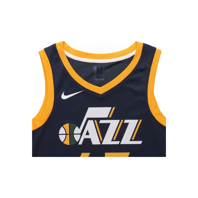 Nike X NBA Basketball Jerseys Men University Dark Blue/Sundial Yellow-2
