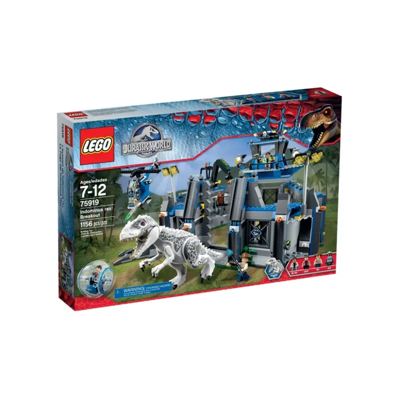 LEGO Jurassic World Collection Hybrid Greymon Escape Building Blocks 1156pcs 75919-2
