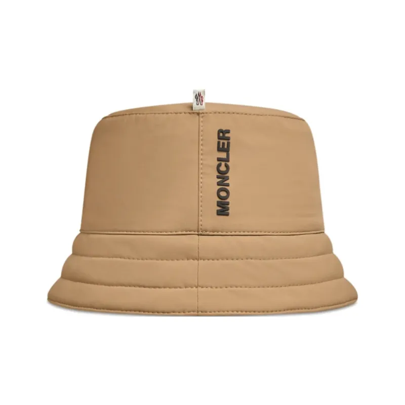 Moncler Cotton Bucket Hats Women's Brown-1