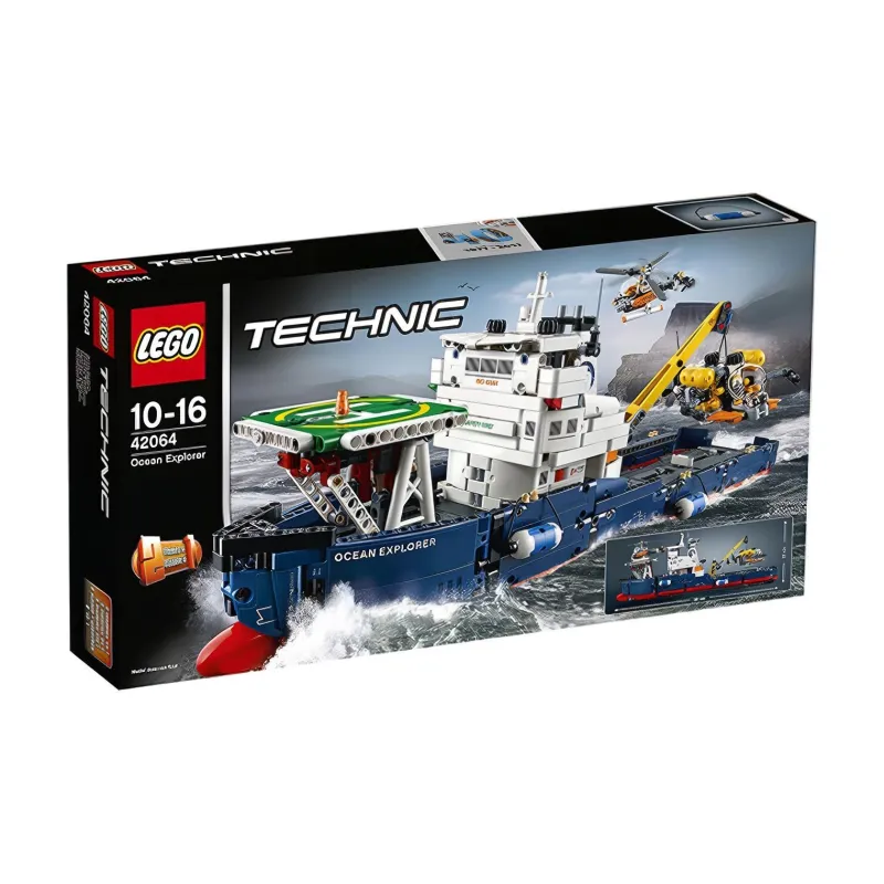 LEGO Technology Mechanical Set Ocean Exploration Ship Building Blocks 1001 2000pcs 42064-1