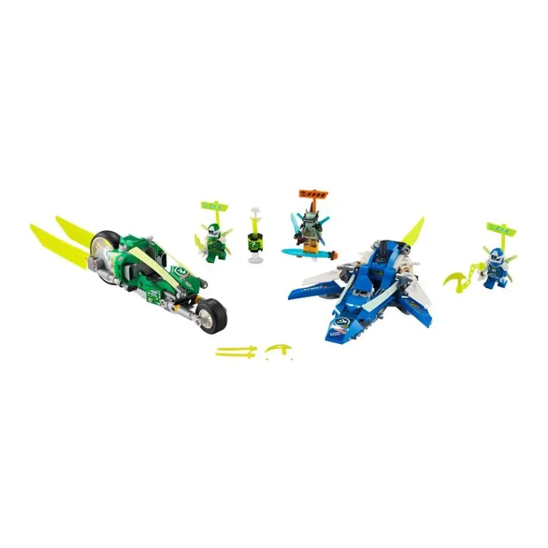 LEGO Phantom Ninja Collection Jay And Lloyd, Speed Racer, Ninjago Building Blocks 301 600 71709-1