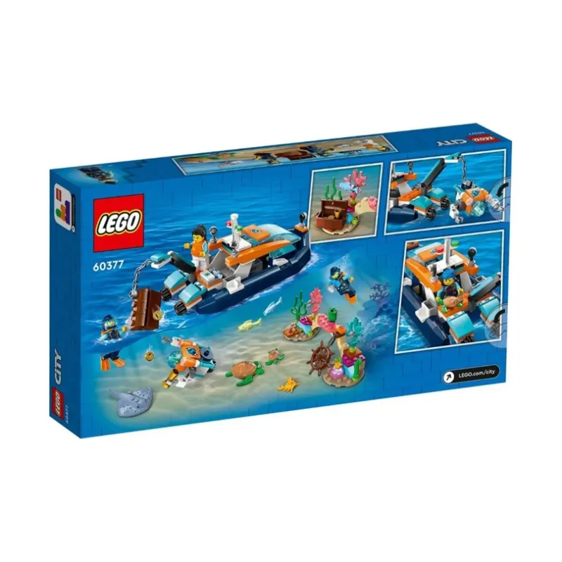 LEGO City Collection Dive Adventure Boat Building Blocks 182pcs 60377-2