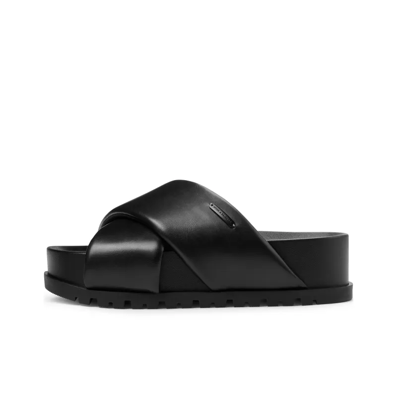 CHARLES&KEITH Composite Sole Slide Slippers 4cm Women's-0