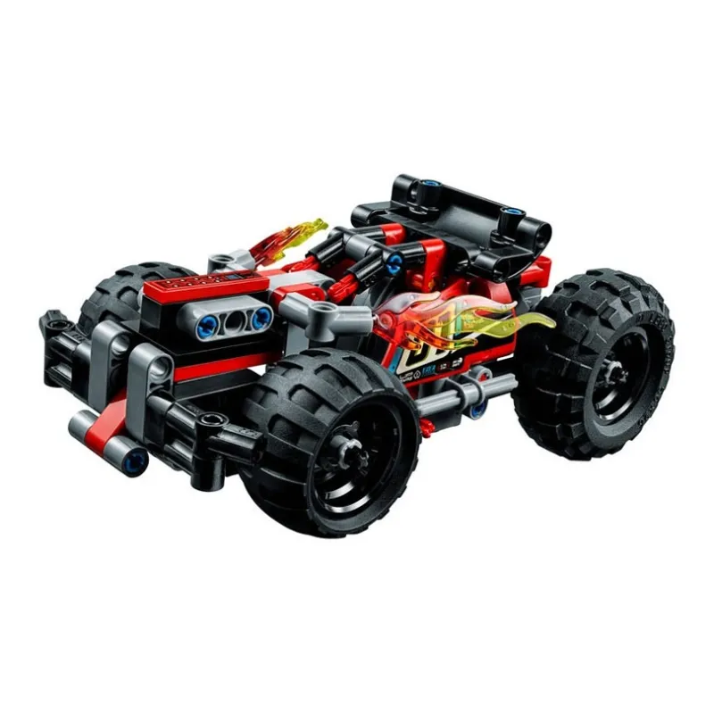 LEGO Technology Mechanical Set Car Model High Speed Racing Intense Firepower Attack Building Blocks 139 Pcs/pzs 42073-2
