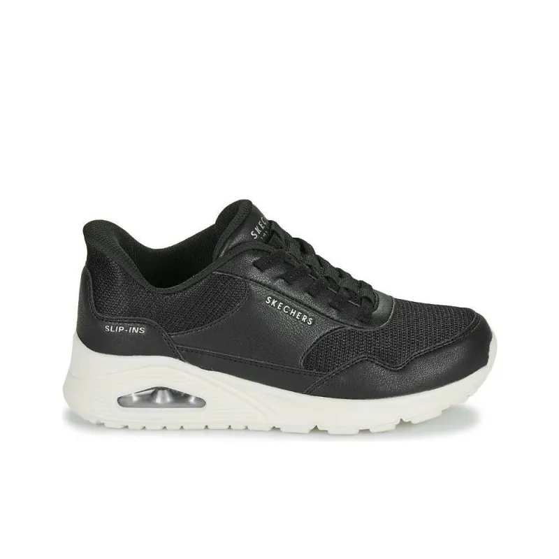 Skechers Slip Ins Anti Slip Wear Resistant Low Top Casual Shoes Women's Black-1