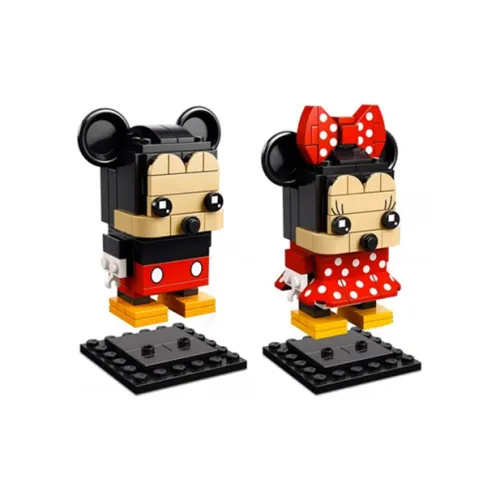 LEGO Disney Square Toe Mickey Mouse+Minnie Mouse Building Blocks 109pcs 41624+41625