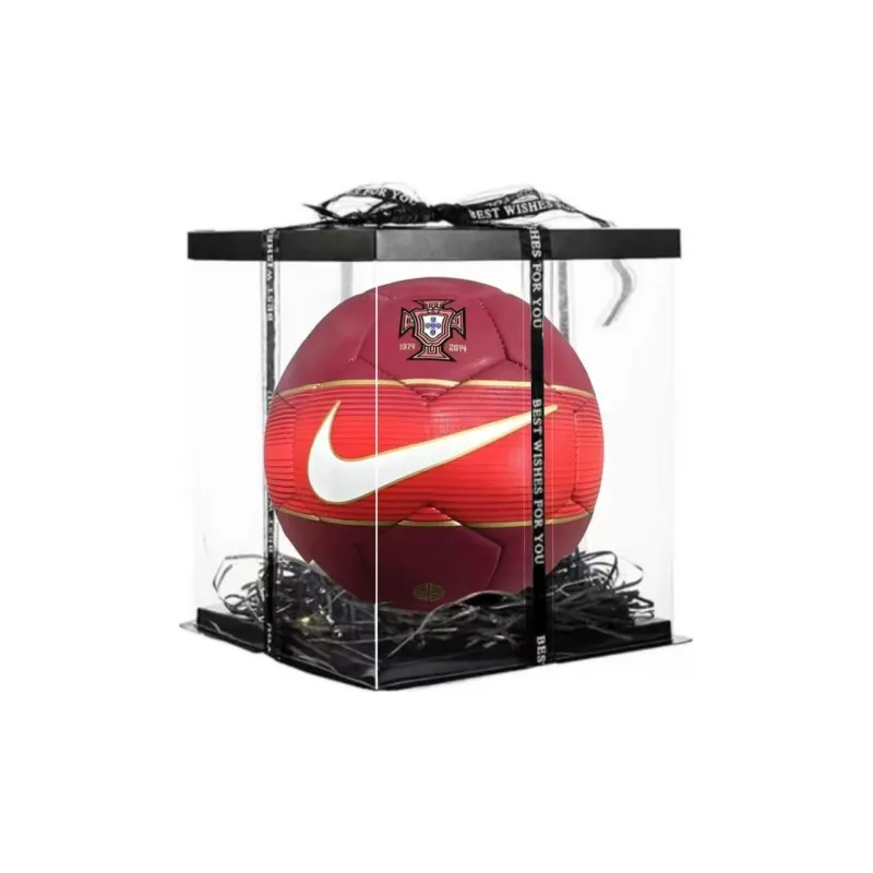 Nike Size 5 Soccer PVC Machine Stitched Soccer Ball Unisex Red-3